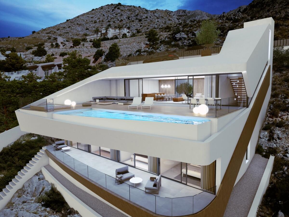 Villa 4 Dormitorios en venta en Altea