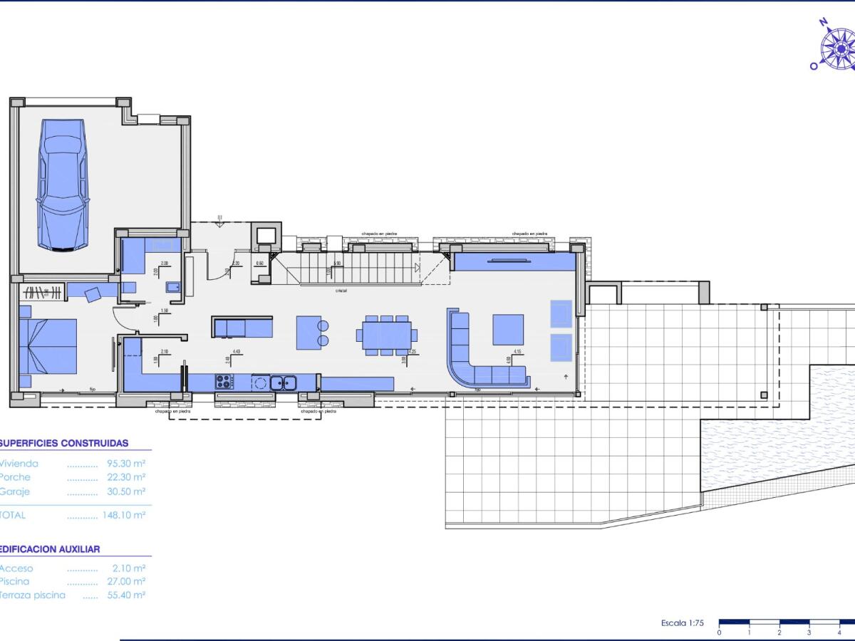 Villa 4 Dormitorios en venta en Calpe