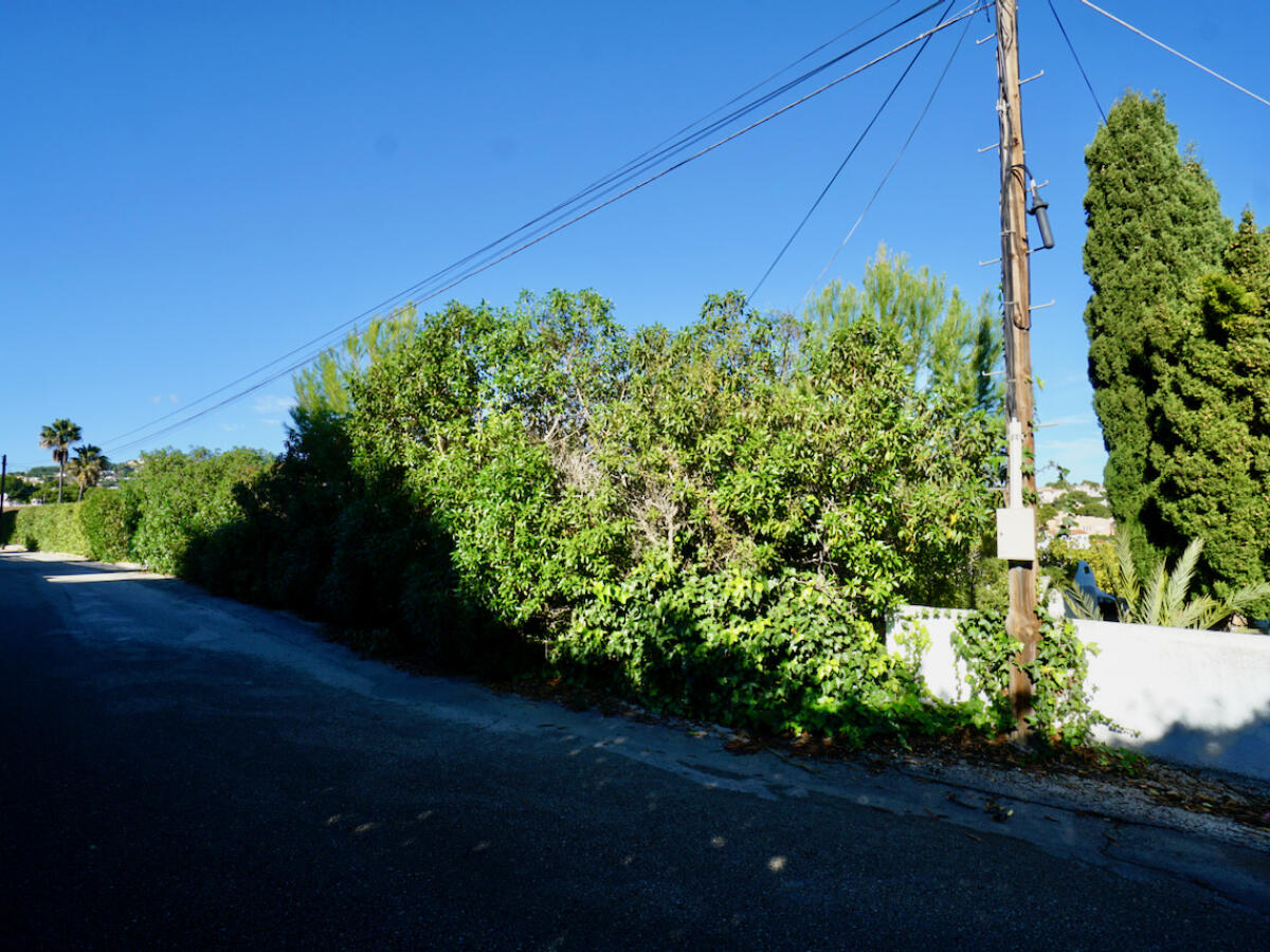 Parcela en venta en Moraira La Cometa