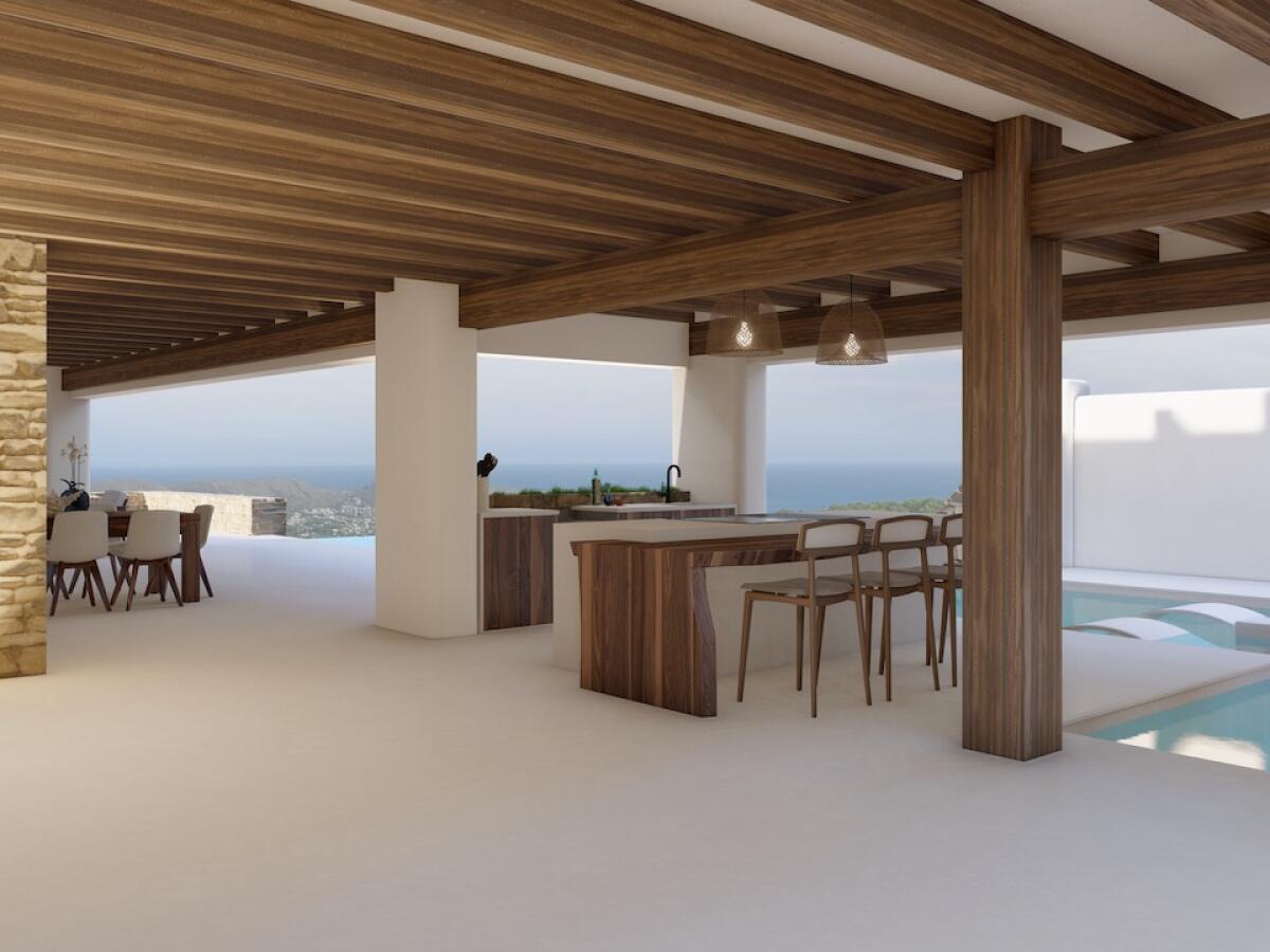 Villa 4 Dormitorios en venta en Moraira Coma de los Frailes