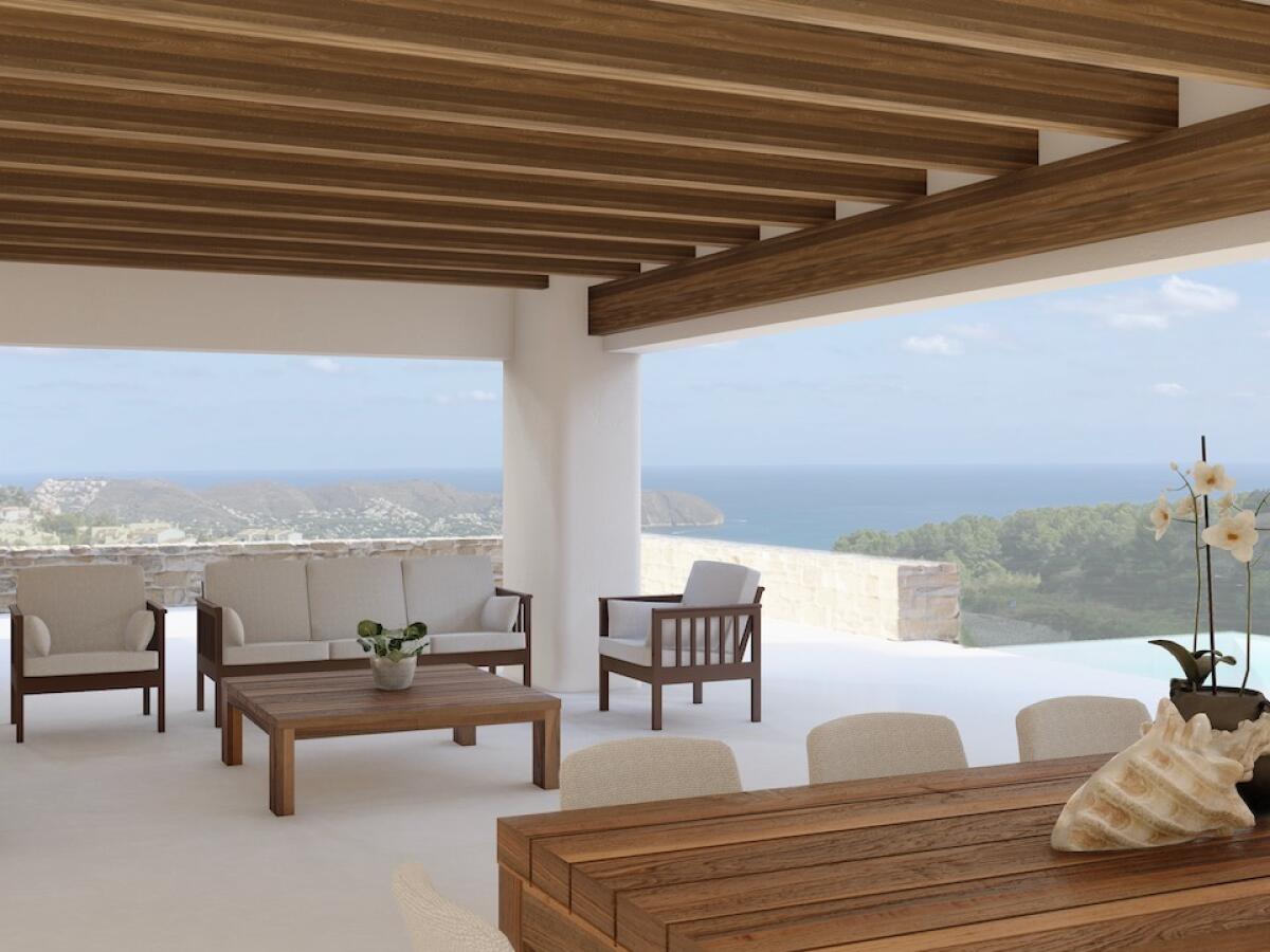 Villa 4 Dormitorios en venta en Moraira Coma de los Frailes