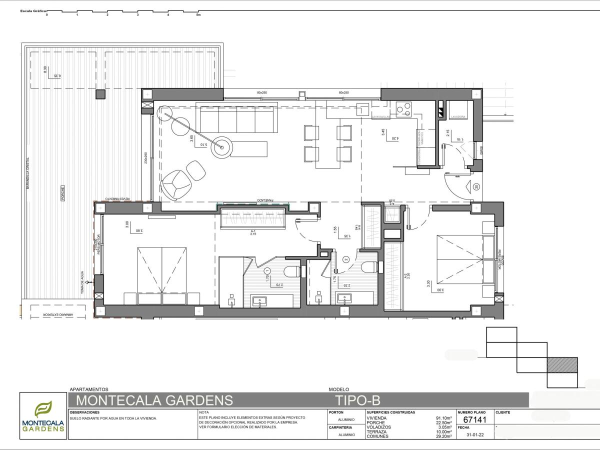 Apartamento 2 Dormitorios en venta en Benitachell