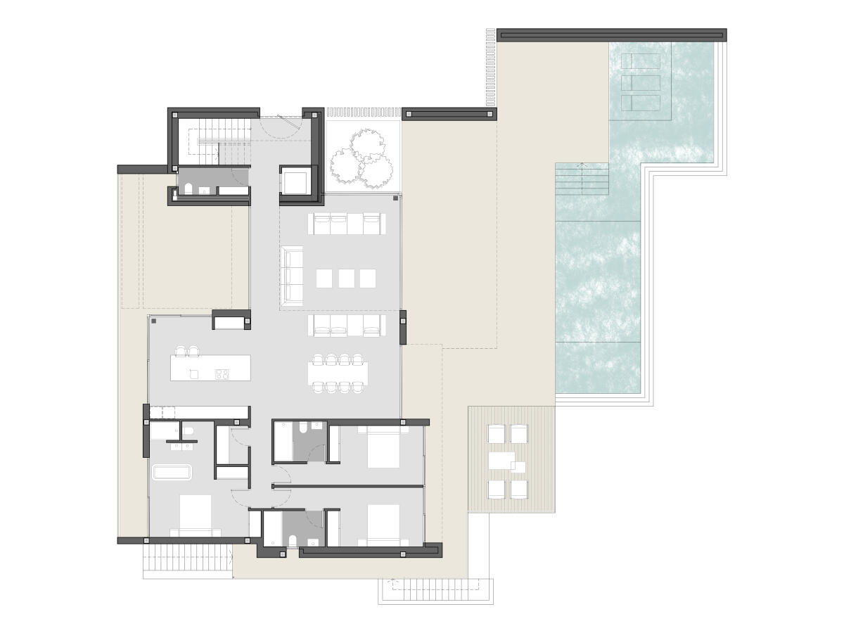 Villa 4 Dormitorios en venta en Moraira Benimeit