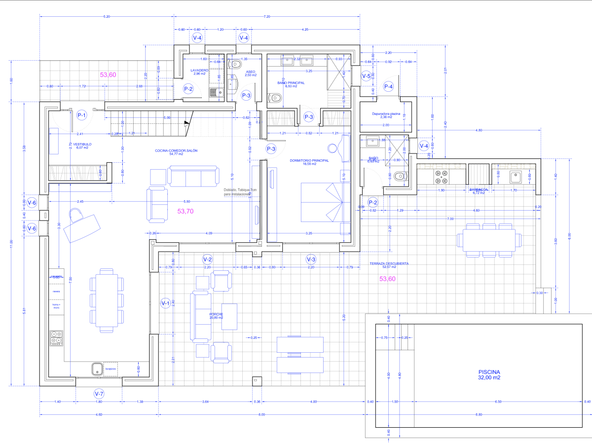 Villa 3 Dormitorios en venta en Moraira Cap Blanc