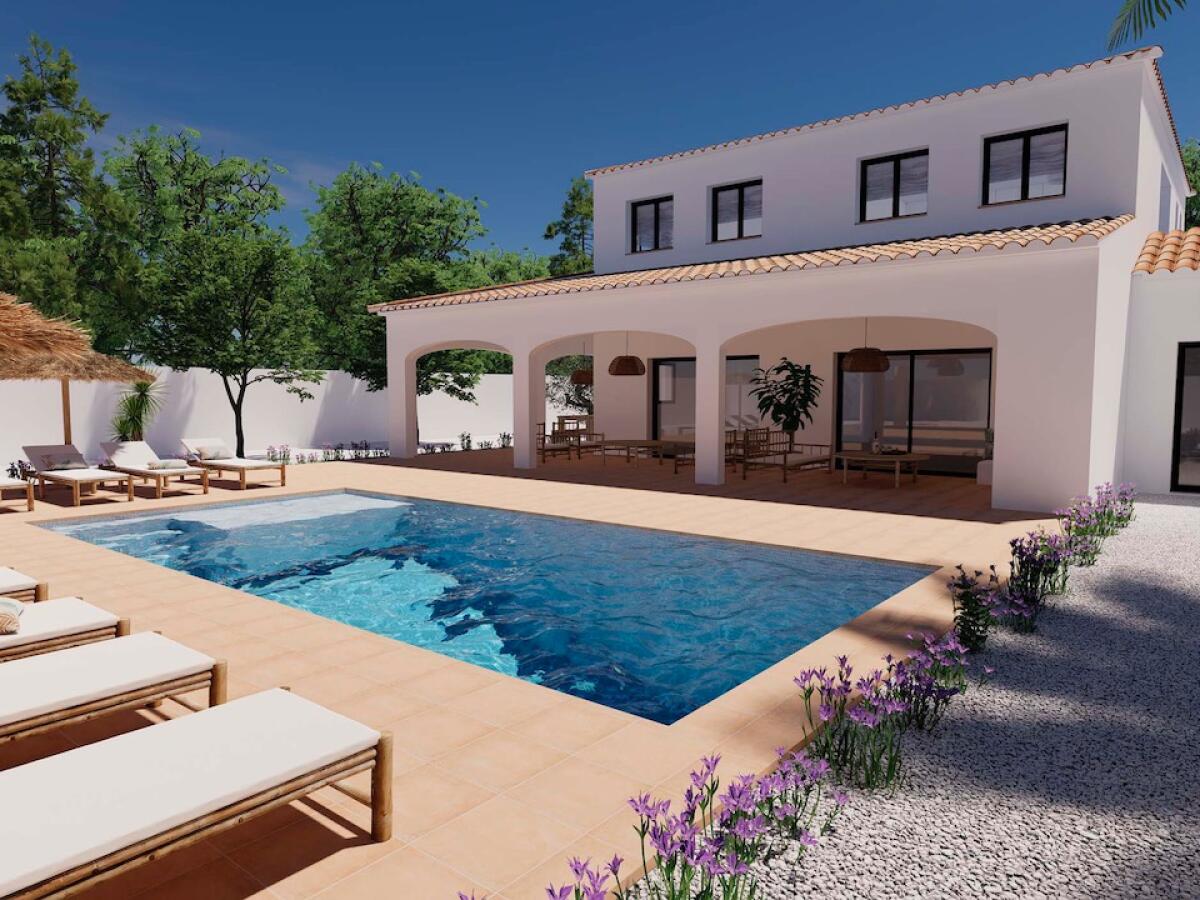 Villa 4 Dormitorios en venta en Moraira Pinar del Advocat