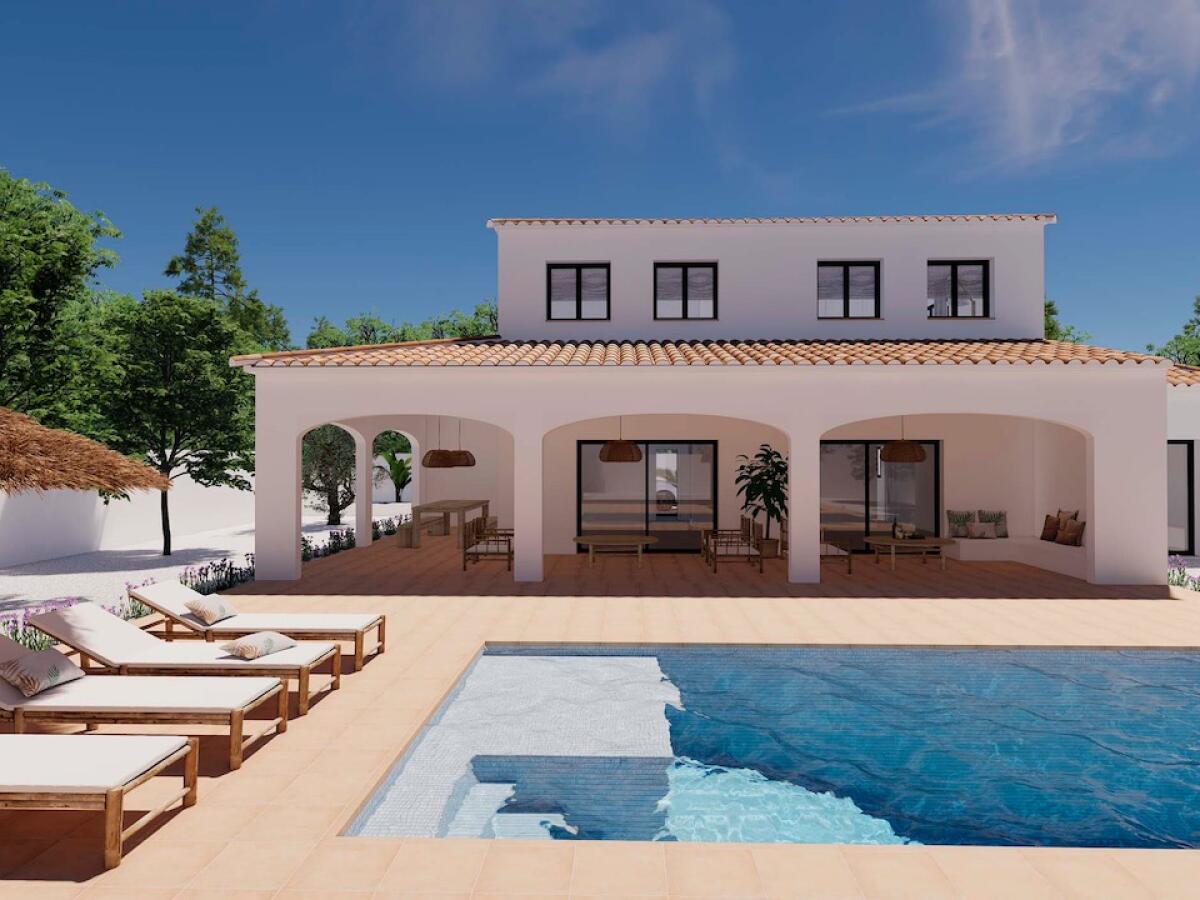 Villa 4 Dormitorios en venta en Moraira Pinar del Advocat