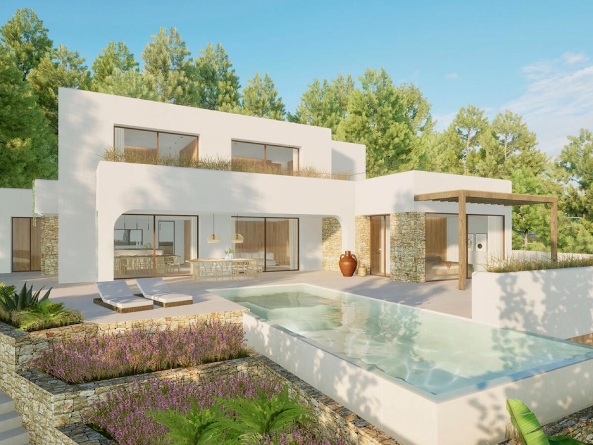 Villa 4 Dormitorios en venta en Moraira Pla de Mar