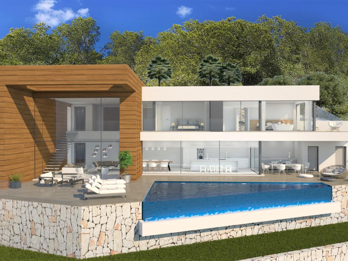 Villa 5 Dormitorios en venta en Moraira
