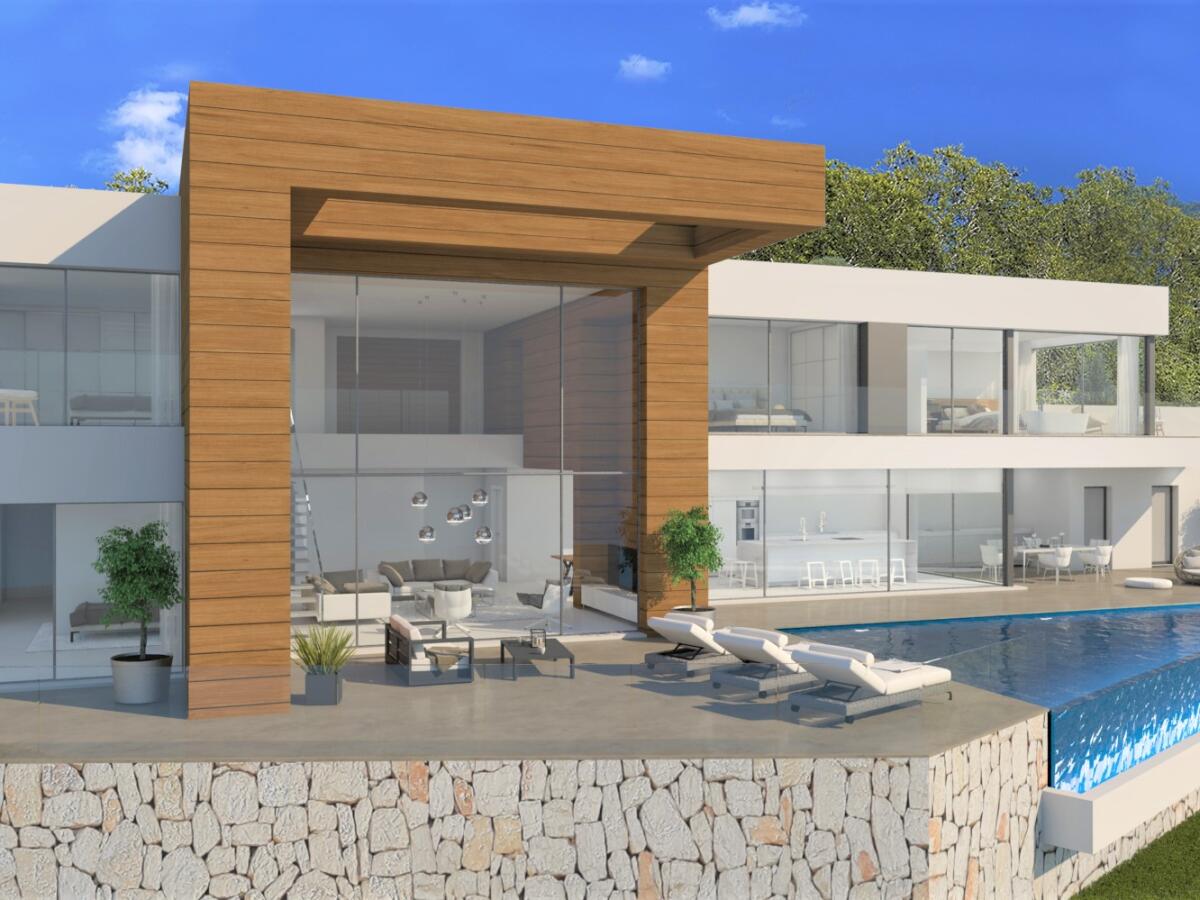 Villa 5 Dormitorios en venta en Moraira