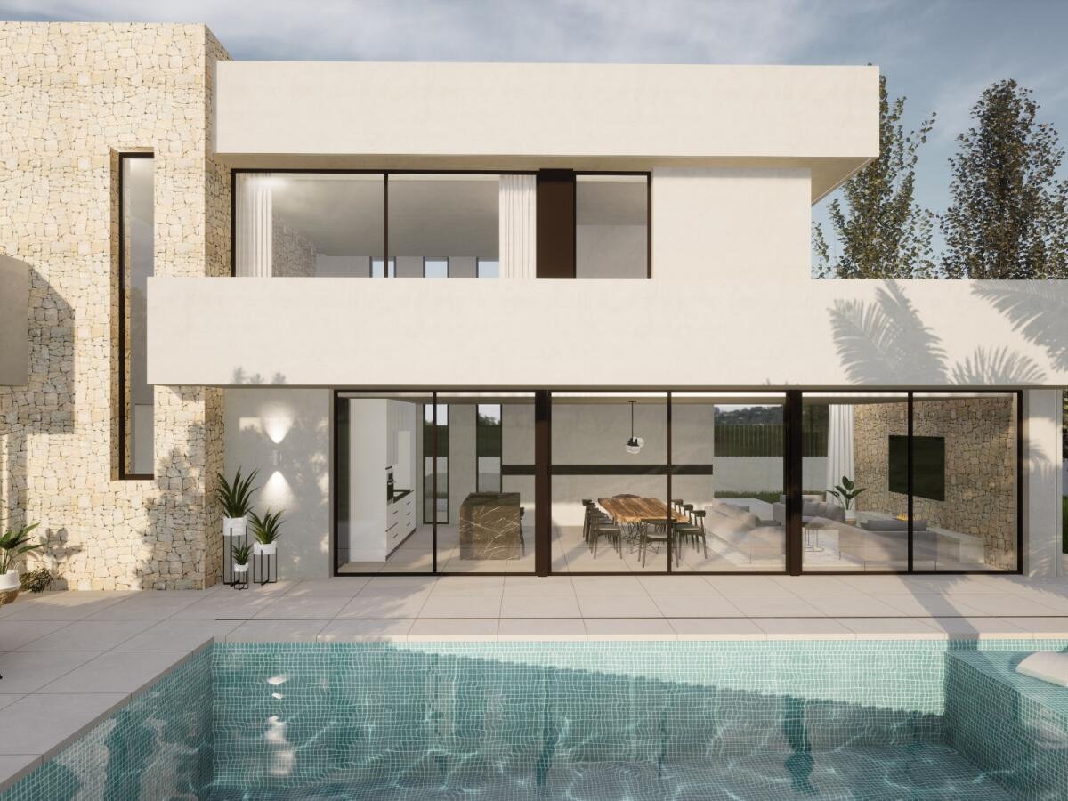 Villa 3 Dormitorios en venta en Moraira Pla del Mar