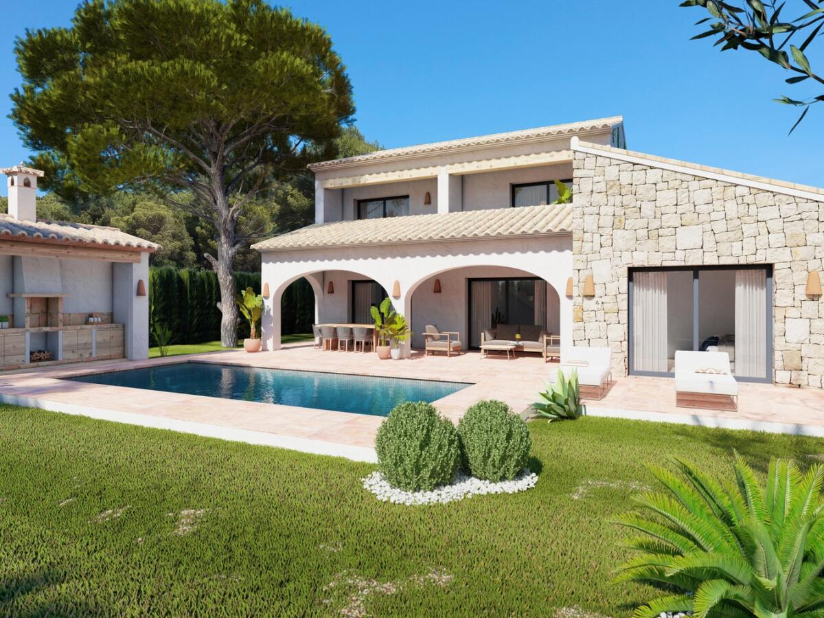Villa 3 Dormitorios en venta en Javea La Cala