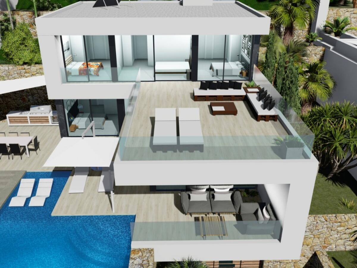 Villa 4 Dormitorios en venta en Calpe